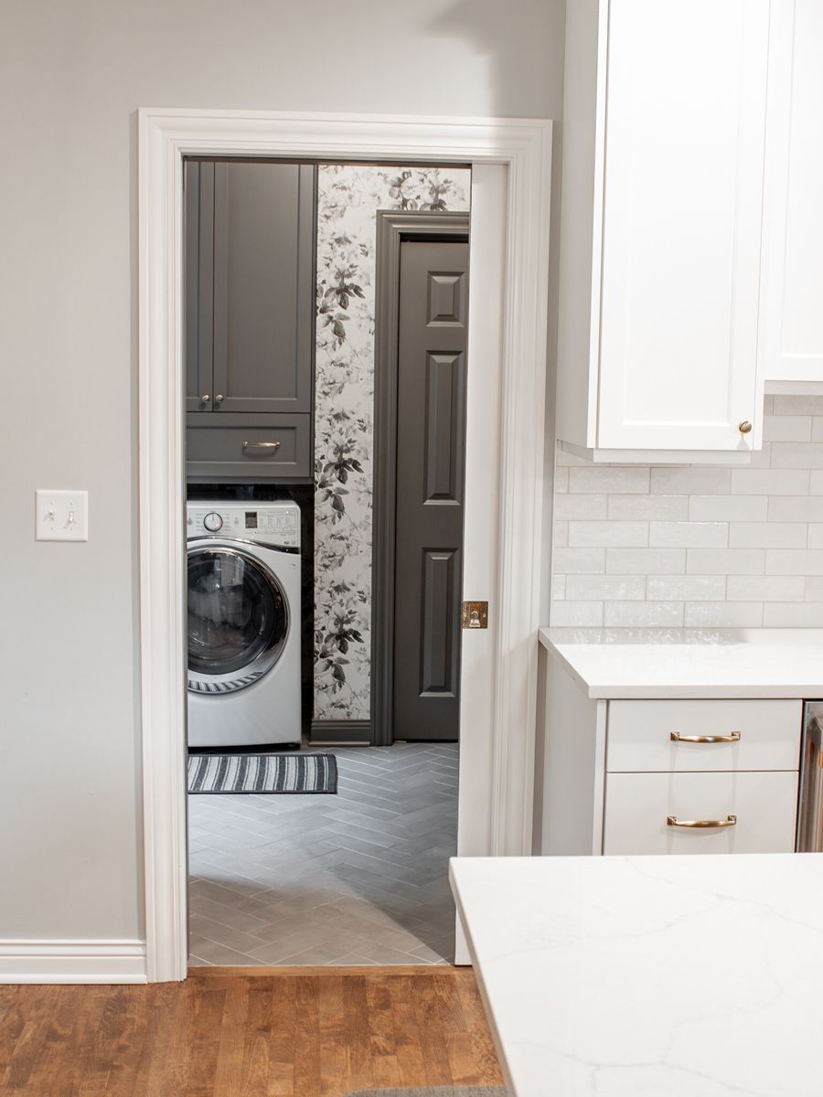 The Warm Neutral Laundry & Mudroom