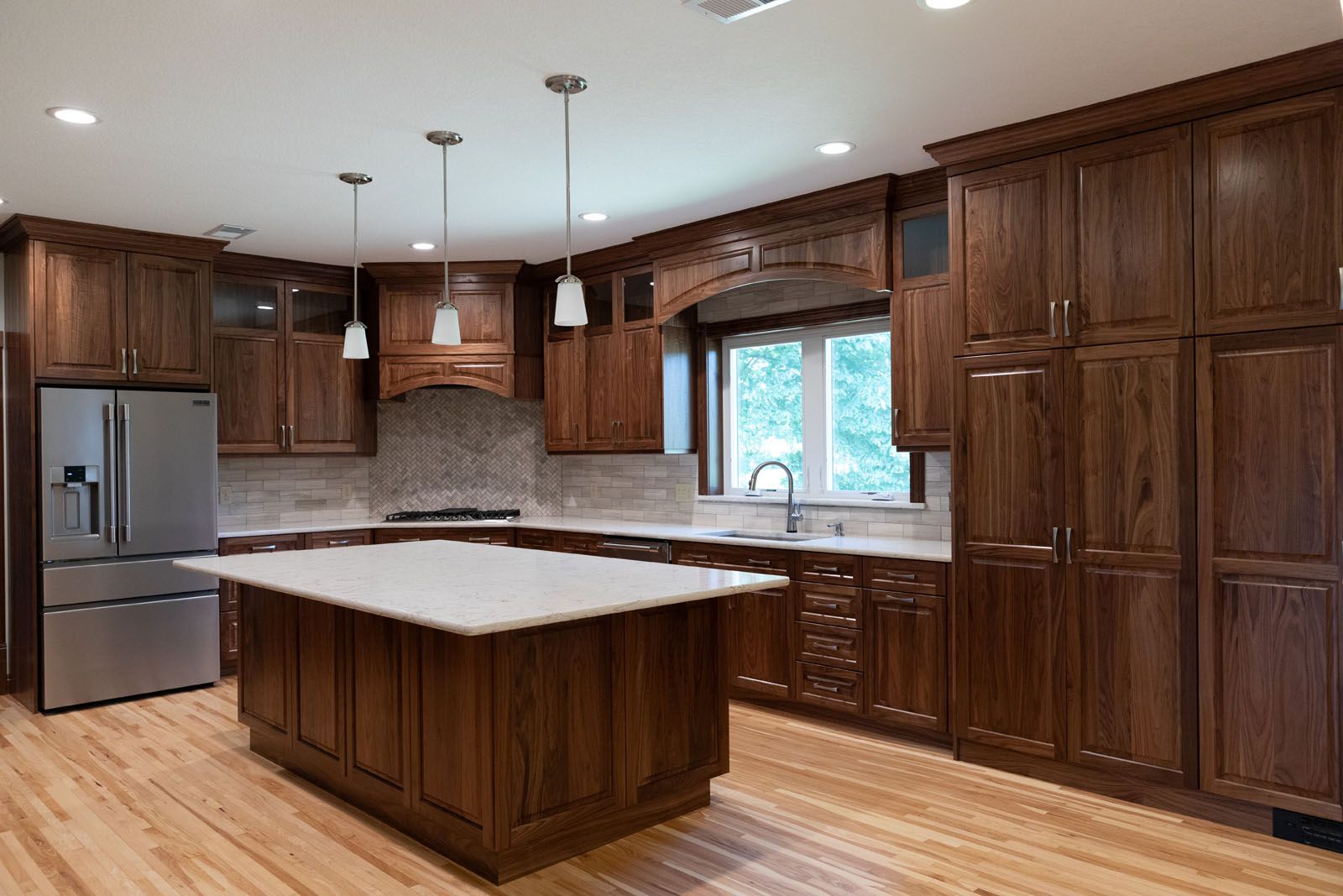 The Walnut & White Kitchen