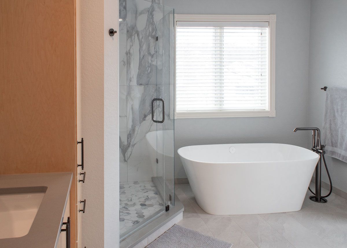 European Inspired Bathroom — photo 23