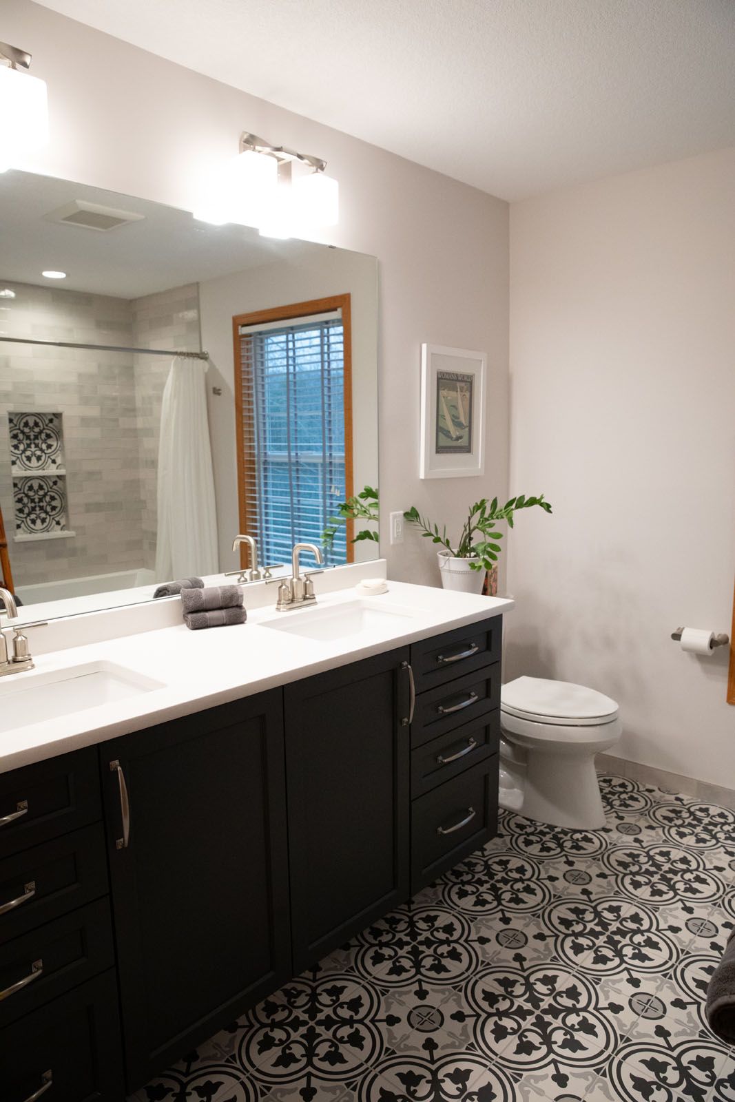The Transitional Bathrooms