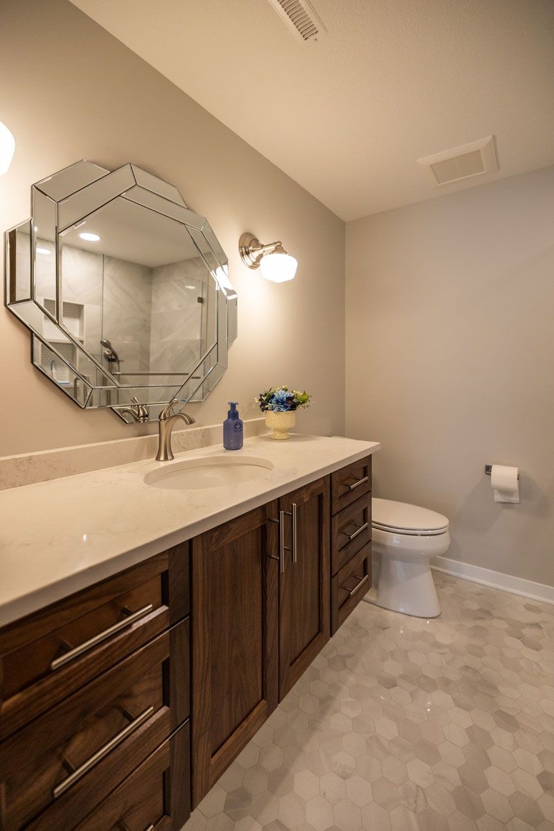 The Walk-In Shower Bathroom
