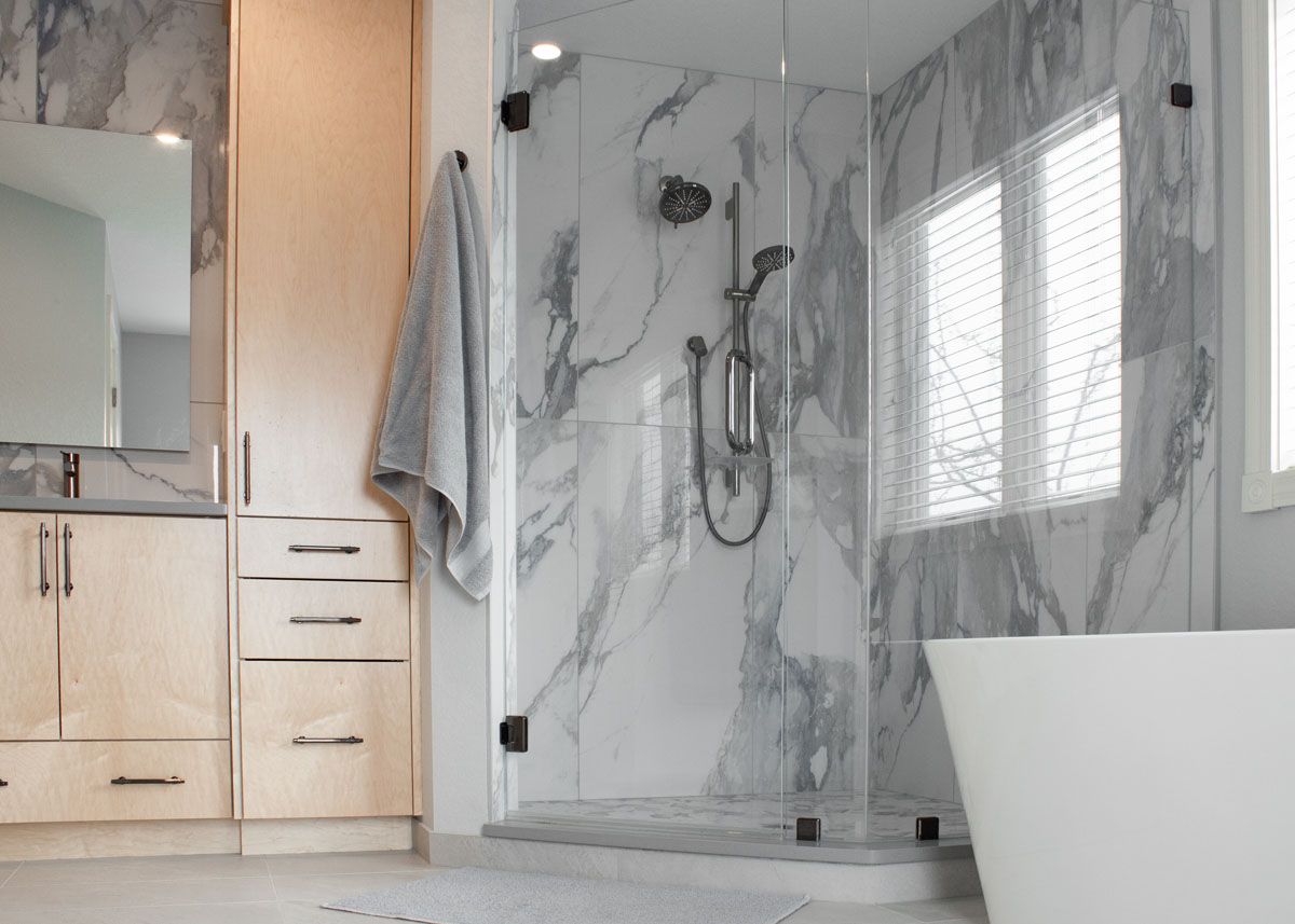 European Inspired Bathroom — photo 13