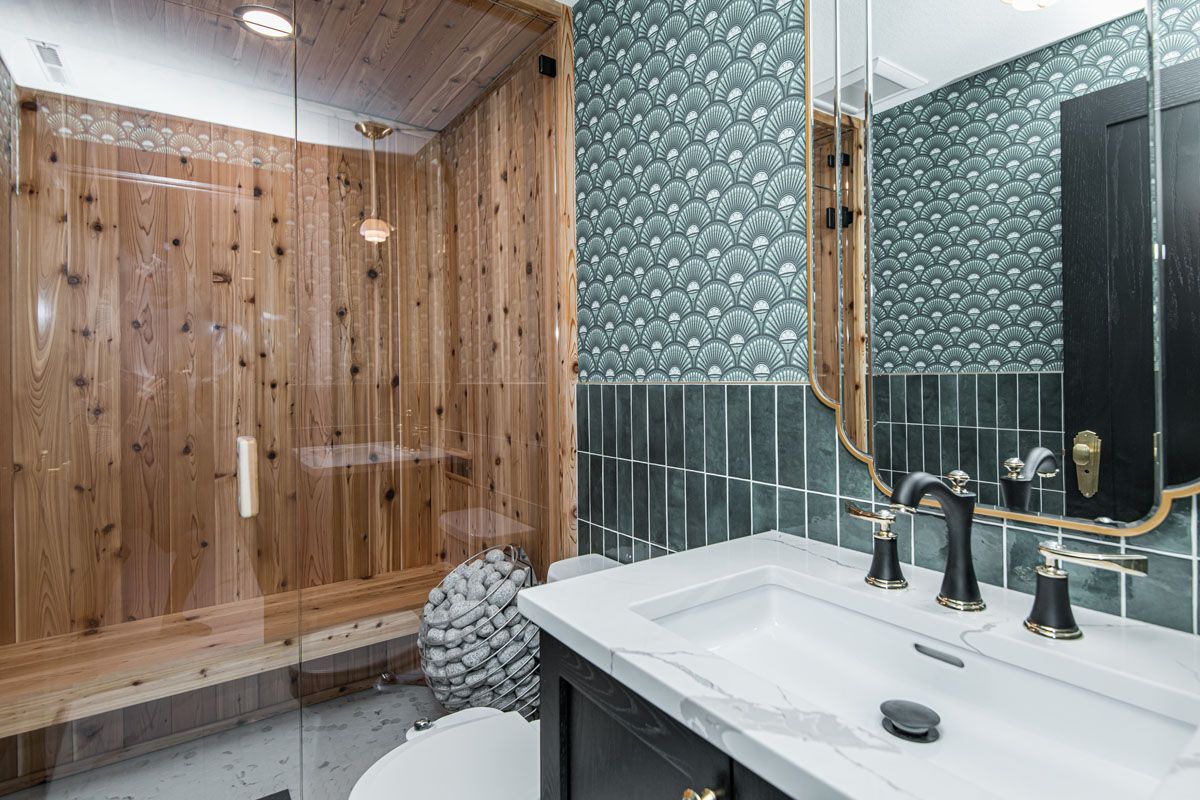 The Marble & Brass Bathroom