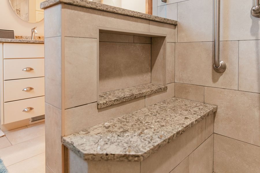 The Travertine Primary Bath — photo 4
